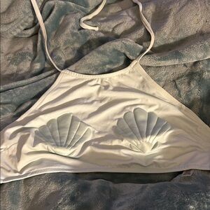 Victoria's Secret size large Light Blue Bikini Top